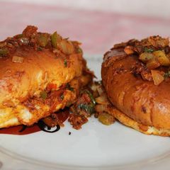 A picture of Masala Pav.