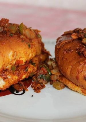 A picture of Masala Pav.