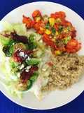 Al Pastor-Style Salmon with Mango Pico de Gallo