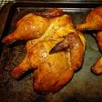 Grilled Honey-Glazed Cornish Hens
