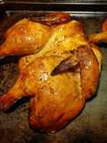 Grilled Honey-Glazed Cornish Hens