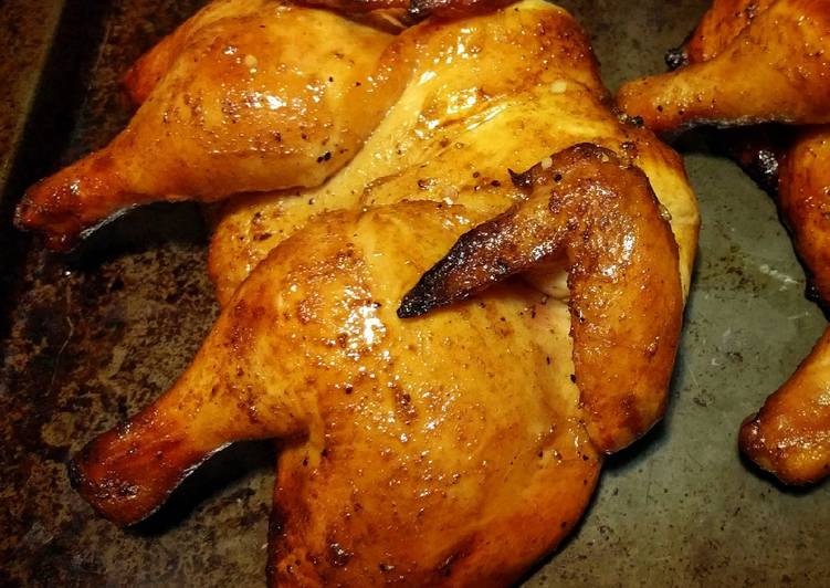 Recipe of Perfect Grilled Honey-Glazed Cornish Hens