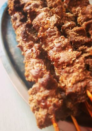 Une photo de Brochette de bœuf à la citronnelle