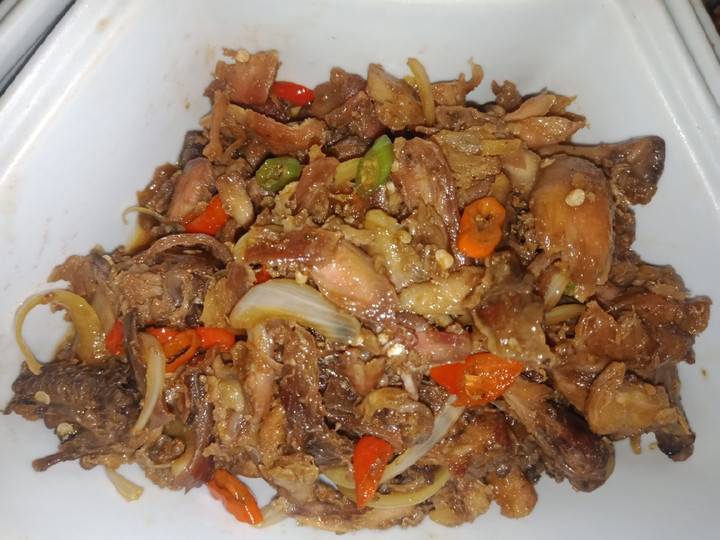 Cara Gampang Membuat Ayam suwir pedas manis yang Enak