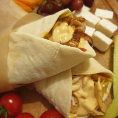 A picture of Lebanese Chicken Shawarma.