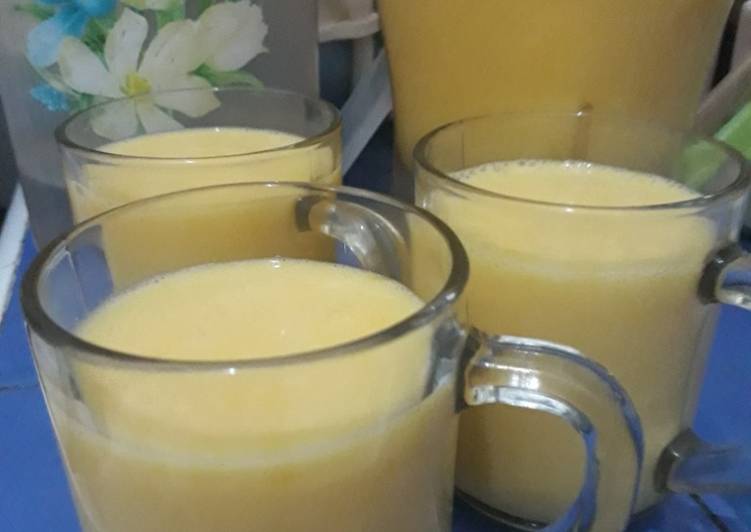 Bagaimana Membuat Jus Mayo (Mangga Yogurt), Enak Banget