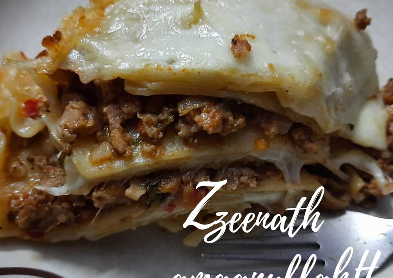 Easy Desi Lasagne with Mutton Mince