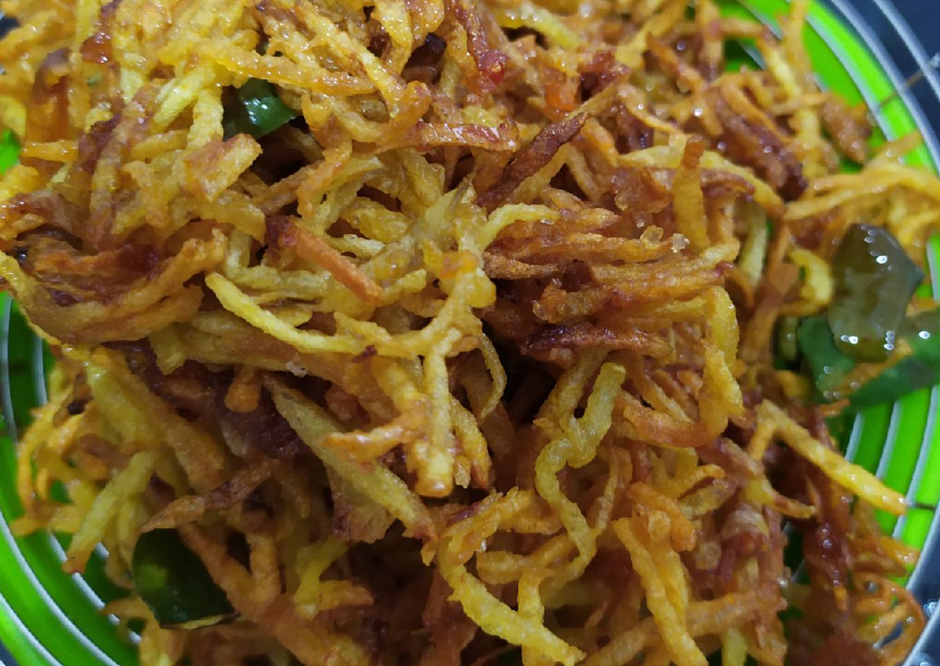 Kentang garing balado