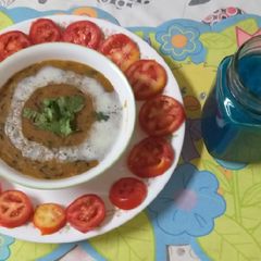 A picture of # GA 4 # Week 17 # Dal Makhani # Mocktail # Protein Rich.