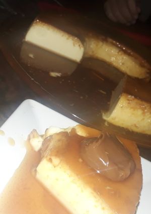 Una foto de Flan casero