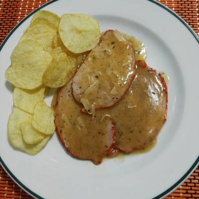 Lomo al ajillo en salsa Receta de hoy_cocina_lisson (Pilar) - Cookpad