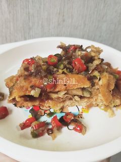 Foto resep Dadar Sambal Iris