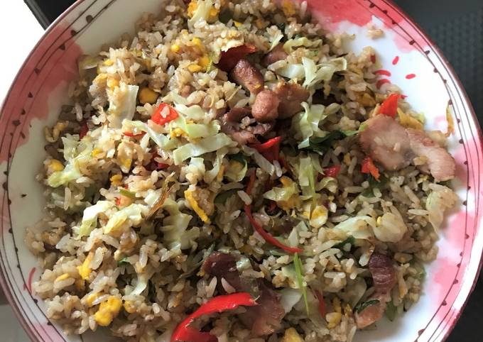 Resep Nasi Goreng Babi Asap oleh Chrisleen - Cookpad