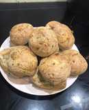 Bánh mỳ mè đen Hàn Quốc (bánh cona/bánh mỳ mochi) Công thức đơn giản