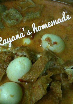Foto resep Sambal goreng tahu, krecek telur puyuh