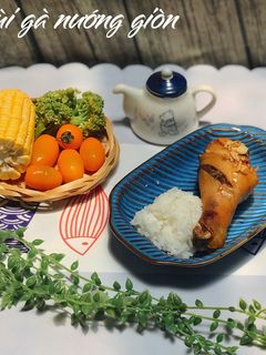 Hình của món Đùi gà nướng da giòn (cthuc chị Quỳnh Nga).