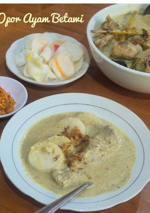 Foto resep Opor Ayam Kampung (Citarasa Betawi)