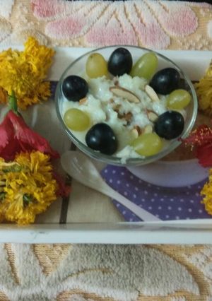 A picture of Sama rice kheer.