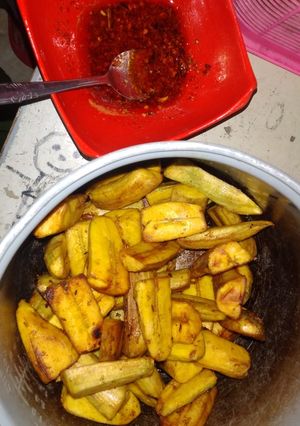 Foto resep Pisang goreng rasa bawang