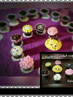 Foto resep Eggless coklat cupcake