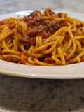Linguine con cava y sobreasada
