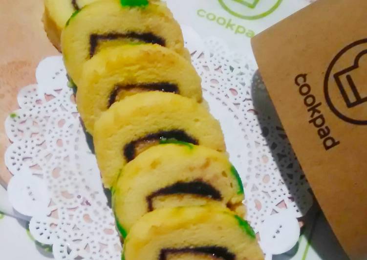 Resep Bolu gulung selai blueberry 🍒 (oven tangkring) yang sempurna