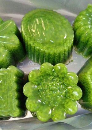 Foto resep Puding lumut pandan