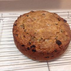 A picture of Boiled fruit cake.