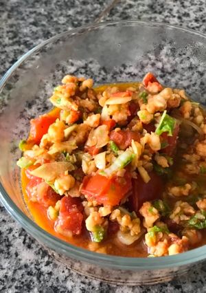 Foto resep Udang cincang sawi putih mpasi 18m