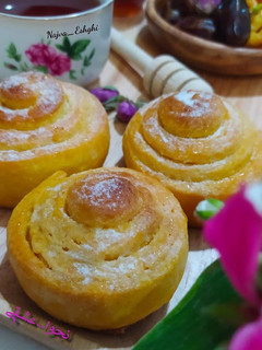 عکسی از دستور نان رولی_نان کره ای