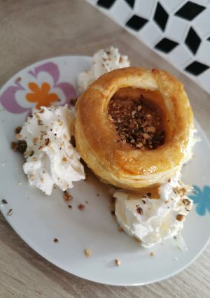 Une photo de Pomme feuilletée/caramel laitier