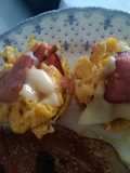 Canapés de plátano rellenos