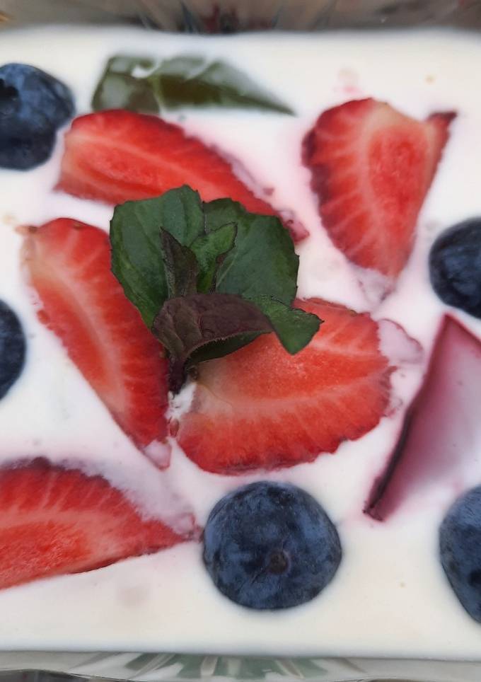 Десерт желе "Весняна свіжість"🍓