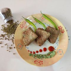A picture of Hara Moong chilla.