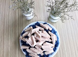 Hình của món Xôi Hoa Đậu Biếc.