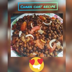 A picture of Masala Chana chat recipe.