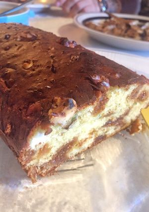 Une photo de Cake figues feta et noix