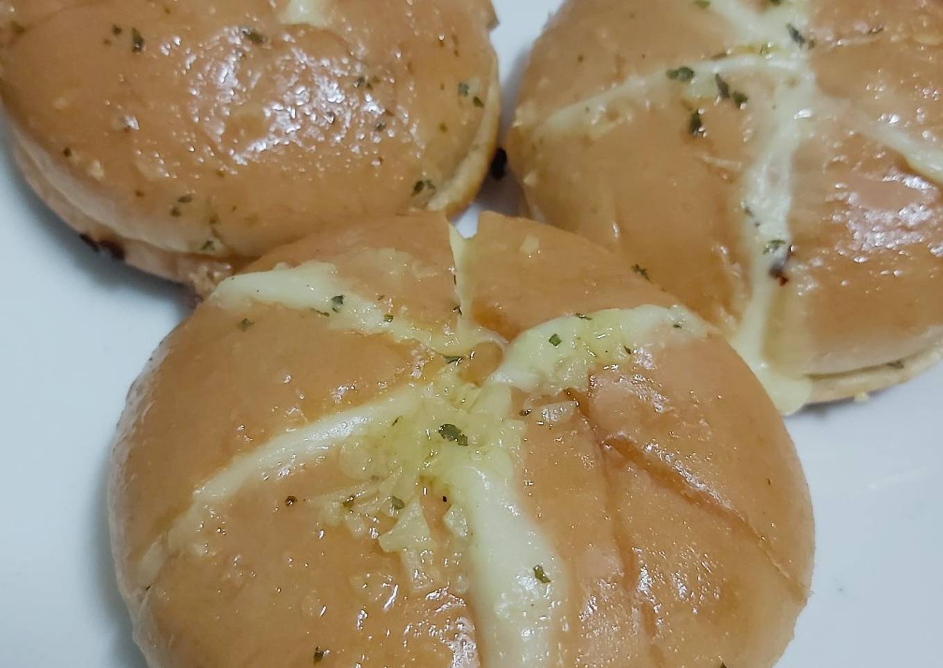 Korean Cheese Garlic Bread - Tanpa Oven