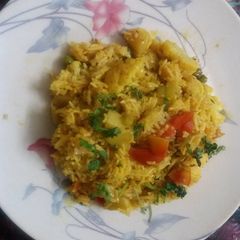 A picture of Veg pulav.