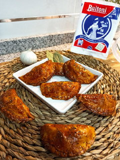 Una foto de Empanadillas de brócoli, pavo y queso de cabra 🥟🥦🧀
