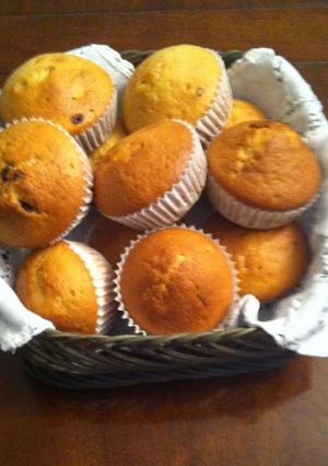 Una foto de Panquecitos con chocolate