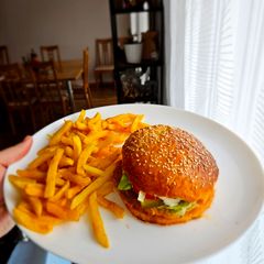 A picture of Homemade burger buns!.