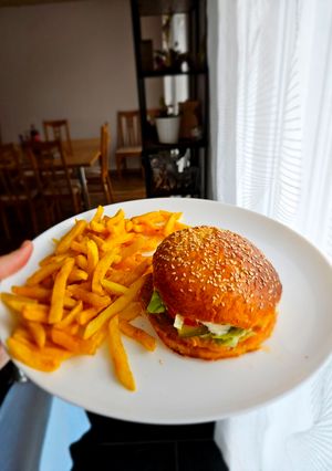 A picture of Homemade burger buns!.