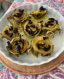 Alcachofas con tomates secos