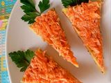 "Морквинки" - закуска на солоних крекерах