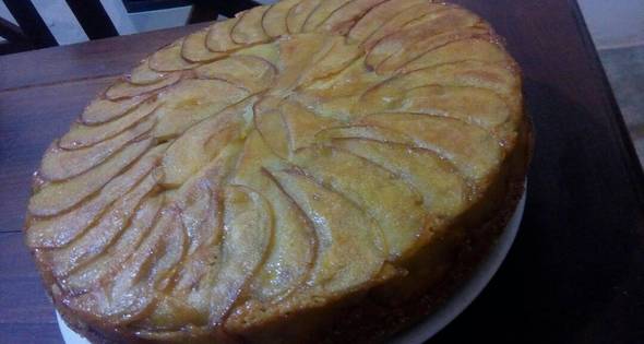 Torta De Manzana Invertida