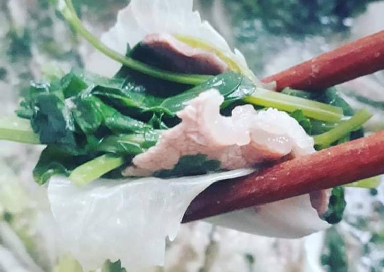 Recipe of Perfect Lẩu bò cải thảo kiểu Nhật biến tấu