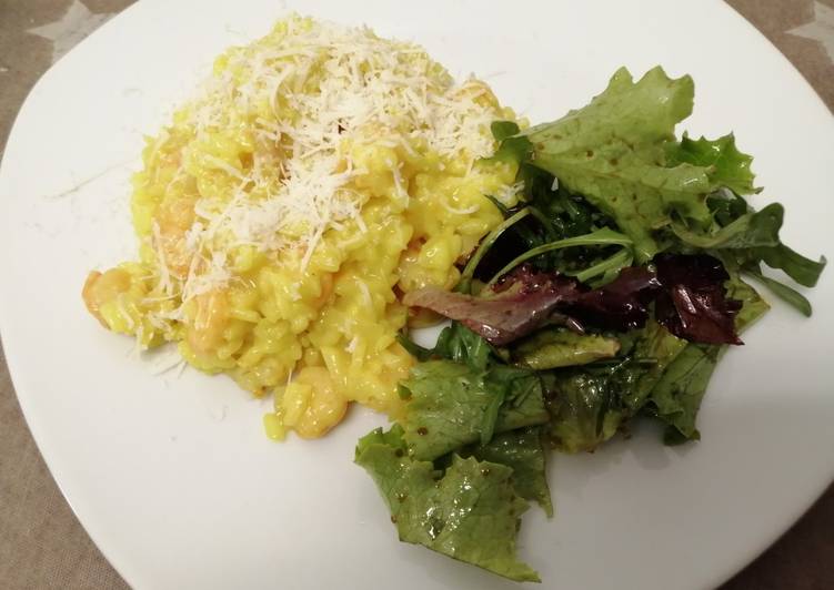 Risoto de Camarão Al Huguini