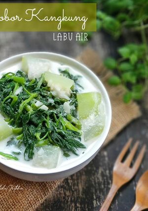 Foto resep Bobor Kangkung Labu Air