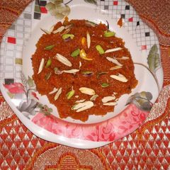 A picture of Gajar ka halwa.